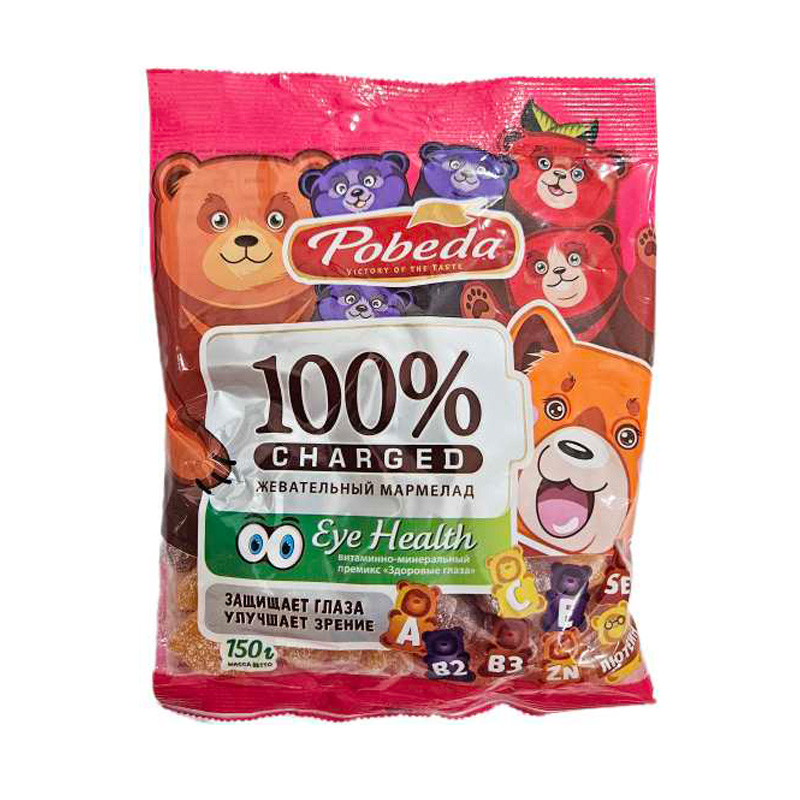 پاستیل خرسی مولتی ویتامین چشم پوبدا 150 گرم