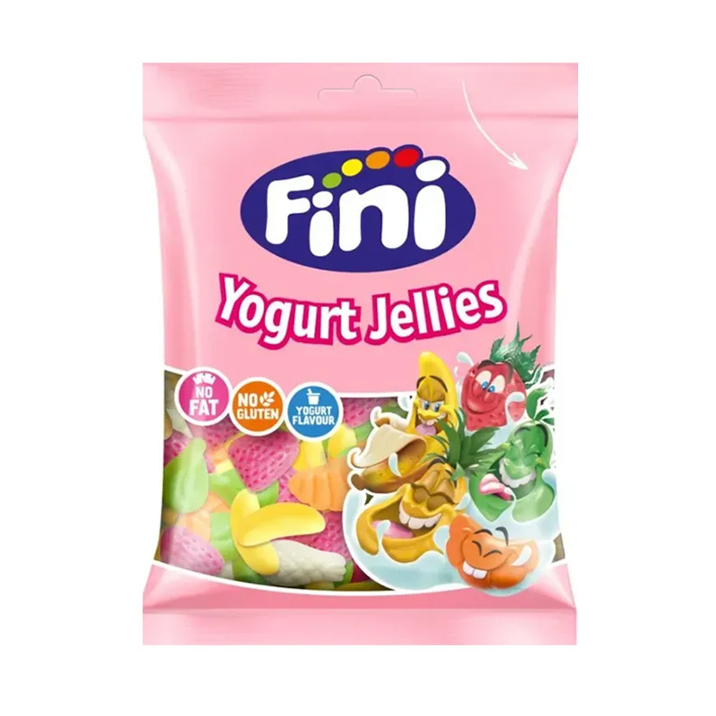 پاستیل ژله ای مخلوط میوه و ماست فینی 90 گرم