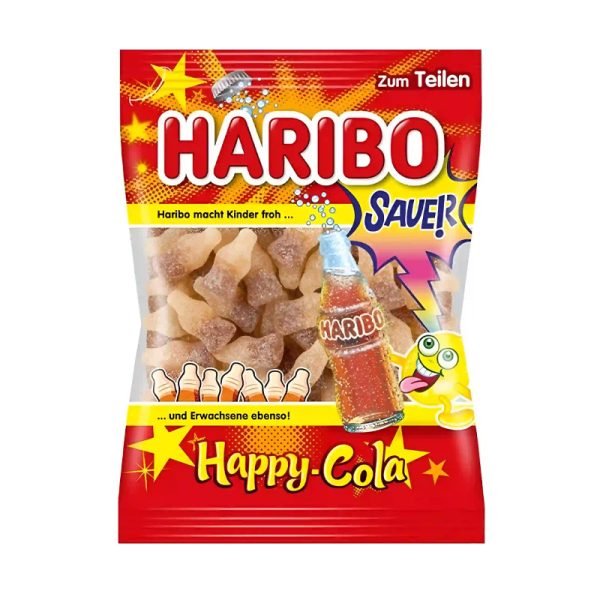 پاستیل نوشابه ترش شکری هاریبو 80 گرم