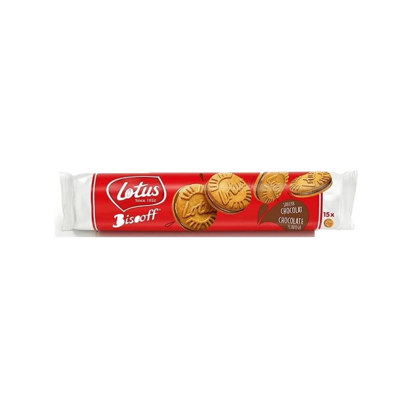 بیسکویت کرم دار شکلاتی لوتوس 150 گرم