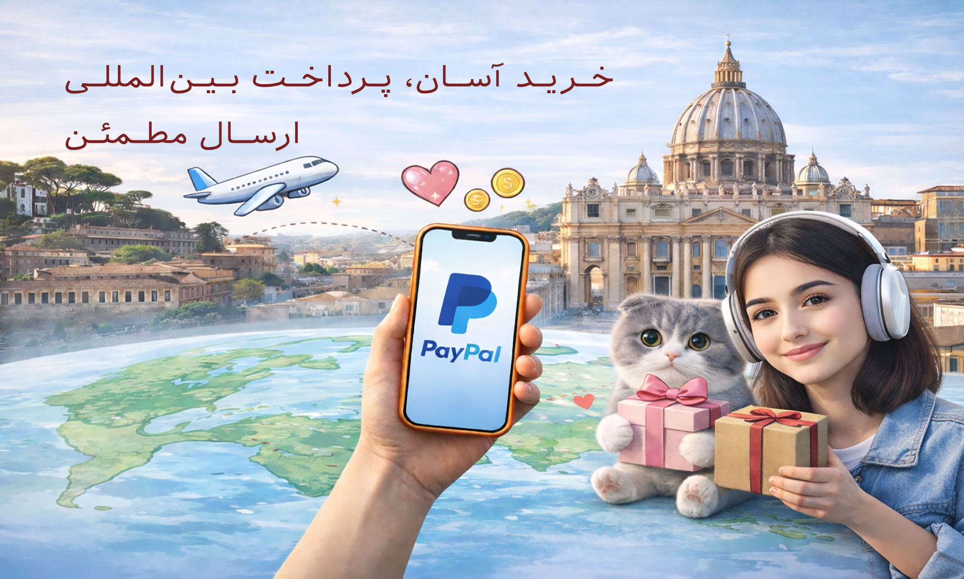امکان پرداخت با PAYPAL